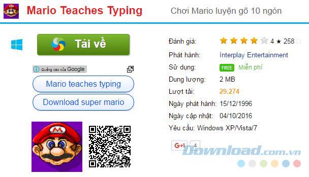 How to install Mario Teaches Typing on computers