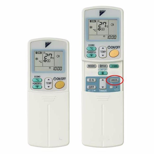 Detailed instructions on how to use the DAIKIN air conditioner controller