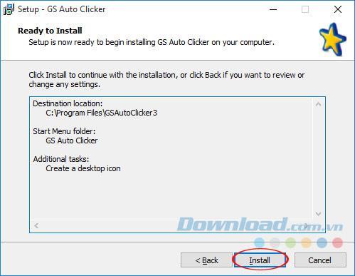 Install Auto Clicker to support automatic game play
