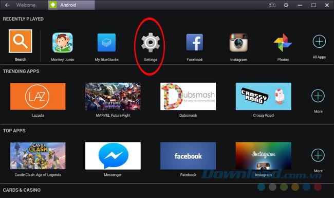 How to change the language for BlueStacks