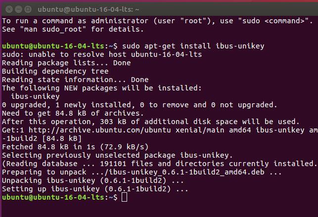 Instructions to install Vietnamese keyboard Vietnamese UniKey on Ubuntu