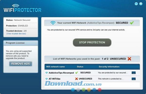 Wifi Protector - برنامج أمان Wifi للكمبيوتر