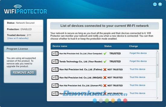 Wifi Protector - برنامج أمان Wifi للكمبيوتر