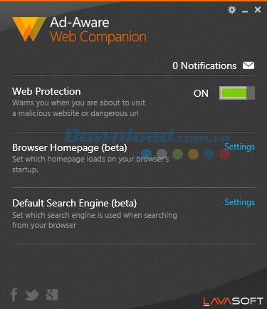 Ad-Aware Web Companion - تصفح الويب بأمان