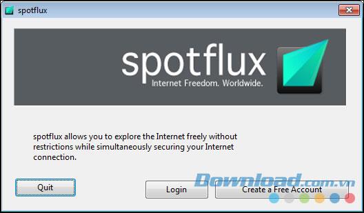 Spotflux 3.1.1.0 - Acceso web seguro