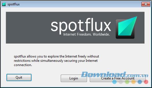 Spotflux 3.1.1.0 - Güvenli web erişimi