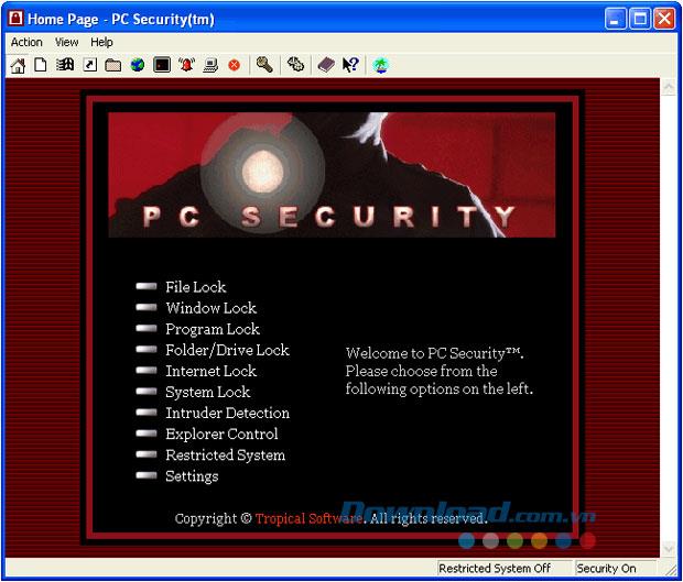PC Security 6.4 - حماية جهاز الكمبيوتر الخاص بك تمامًا