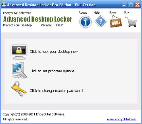 Advanced Desktop Locker 5.3.3.460 - برنامج لحماية شاشة الكمبيوتر