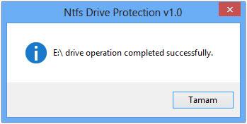 Ntfs Drive Protection 1.1 - تشفير وحماية USB