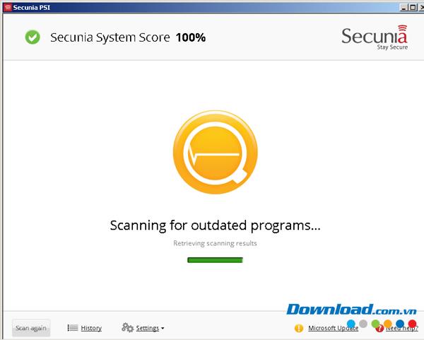 Secunia Personal Software Inspector 3.0.0.9016 - تطبيق أمان Secunia على Windows