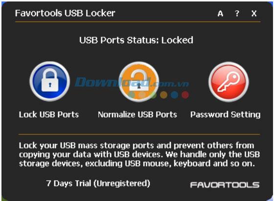Favortools USB Locker 5.0 - أداة لحظر أجهزة USB
