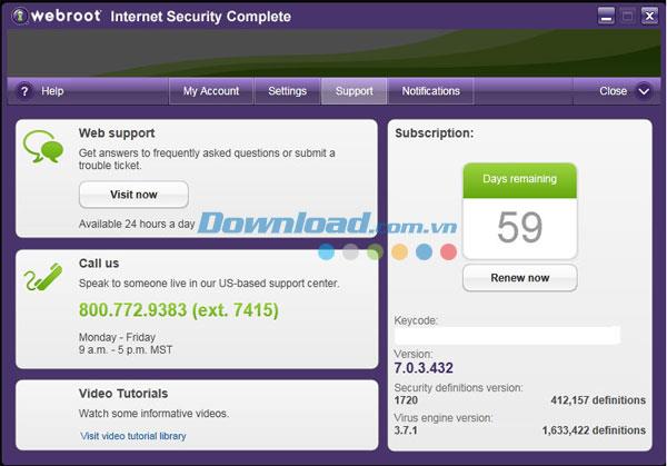 Webroot Internet Security Complete 2013 8.0.2.118 - Identitätsschutz beim Online-Surfen im Internet