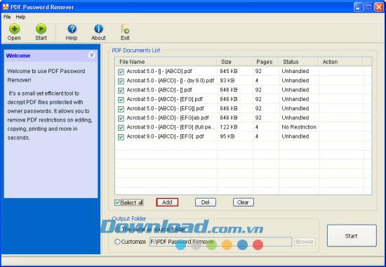 PDF Password Remover 5.0.0 - حذف رمزهای عبور در پرونده های PDF