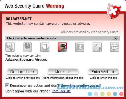Web Security Guard 5.1.0.277 - Navigation Web sécurisée