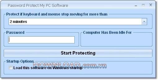 ؛ Password Protect My PC Software - حماية جهاز الكمبيوتر الخاص بك بكلمات مرور