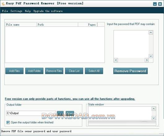 Easy Pdf Password Remover - Entfernen Sie das PDF-Passwort