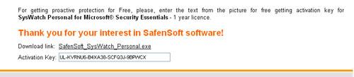 SafenSoft SysWatch Personal - Software zum Schutz von Computern