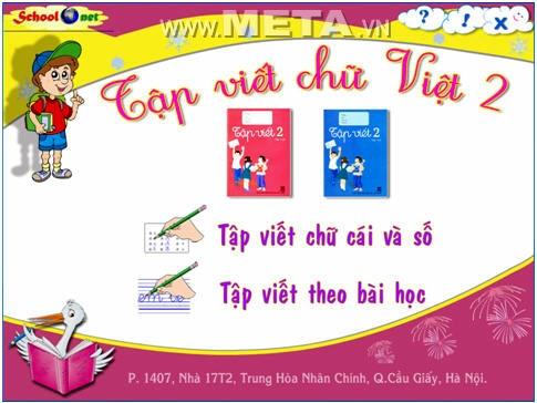 Vietnamesische Schreibpraxis 2 2.0 - Software für die Schreibpraxis der Klasse 2