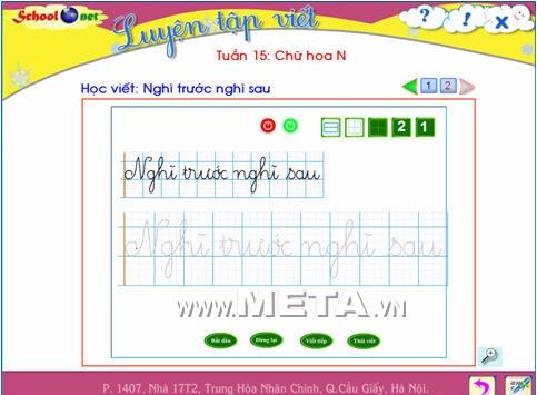 Vietnamesische Schreibpraxis 2 2.0 - Software für die Schreibpraxis der Klasse 2 Vietnamesische Schreibpraxis 2 2.0 - Software für die Schreibpraxis der Klasse 2