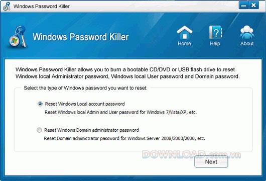 Windows Password Killer Professional