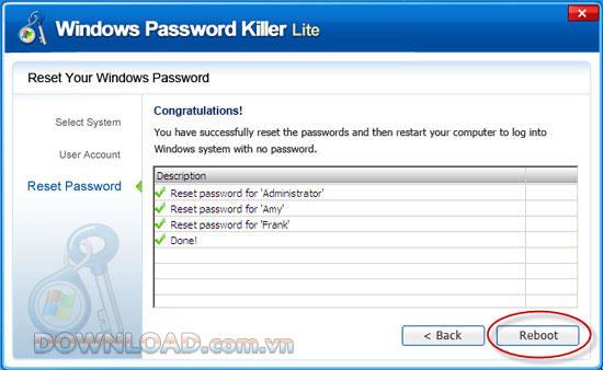 Windows Password Killer Lite