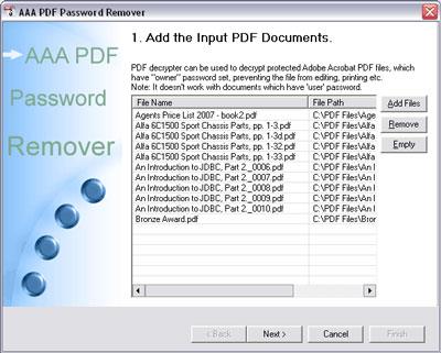 AAA PDF Password Remover 2.1
