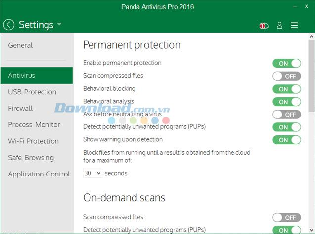 Panda Antivirus Pro 2016 16.1.2 - Umfassender Computerschutz