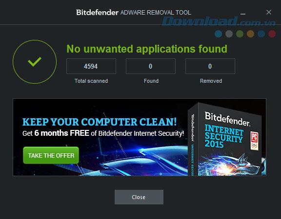 Bitdefender Adware Removal Tool 1.1.8.1668 - Anwendung zum Entfernen von Adware