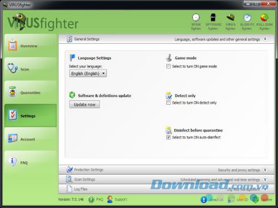 VirusFighter 7.5.158.0 - Antivirensoftware ist schnell und sicher