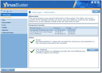 VirusBuster Professional (32 Bit) 7.1.47 - Verhindern Sie Viren bei der Nutzung des Internets