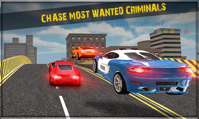 Polizeiauto Crime City - Cops Chase & Arrest Duty - Polizeiauto-Rennspiel, um Kriminelle zu fangen