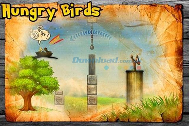 Hungrige Vögel - Spiel, um hungrige Vögel zu füttern