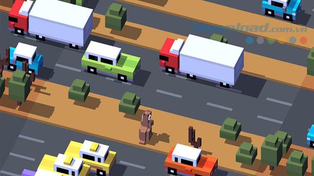 Crossy Road - Spiel zum Überqueren der Straße