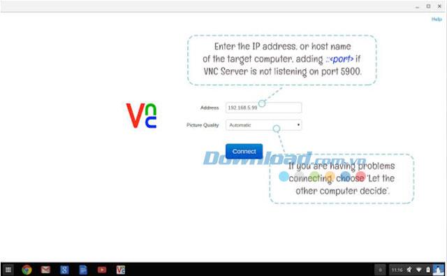 VNC Viewer para Google Chrome 1.2.2.15132 - Control remoto gratuito de la computadora