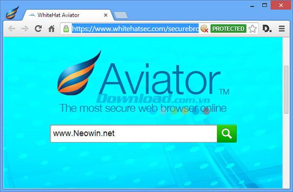 WhiteHat Aviator37.0.2062.99-安全なWebブラウザ