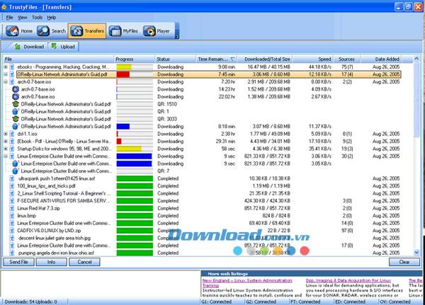 TrustyFiles Pro 3.1.0.22 - Suchen, Herunterladen und Freigeben von Dateien über das P2P-Netzwerk TrustyFiles Pro 3.1.0.22 - Suchen, Herunterladen und Freigeben von Dateien über das P2P-Netzwerk