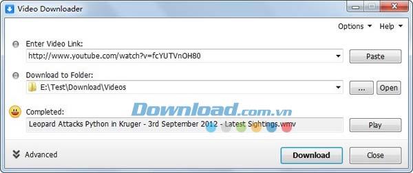 Vovevo Video Downloader 3.5.6 - Software zum Herunterladen und Konvertieren von Videos