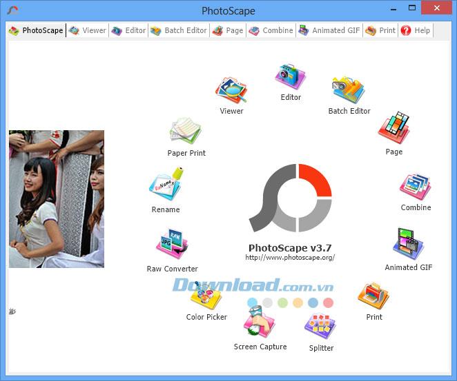 PhotoScape 3.7 - Software de edición de fotos gratuito