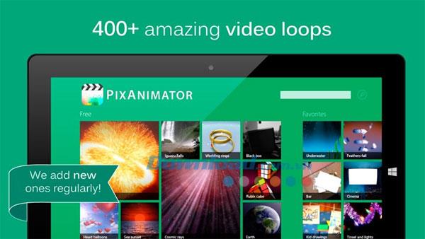 PixAnimator pour Windows 8 - Conception de vidéo photo gratuite