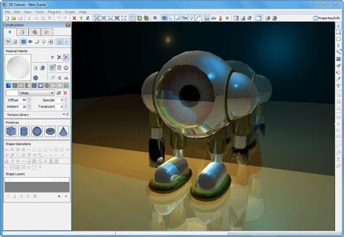 3Dcrafter 9.2.2 Build 1546 - 3D-Rendering per Drag & Drop
