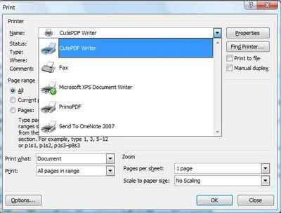 CutePDF Writer4.0-テキストドキュメントをPDFに変換 CutePDF Writer4.0-テキストドキュメントをPDFに変換