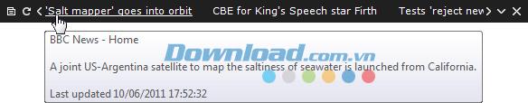 Desktop Ticker 1.8 - Nachrichtenupdates per RSS-Feed Desktop Ticker 1.8 - Nachrichtenupdates per RSS-Feed