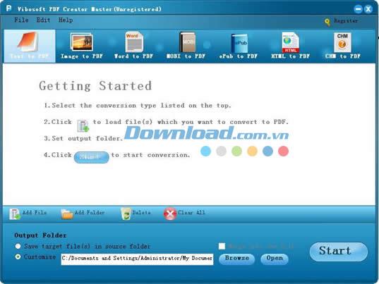 Vibosoft PDF Creator Master 2.1.10 - Erstellen Sie einfach PDF-Dateien