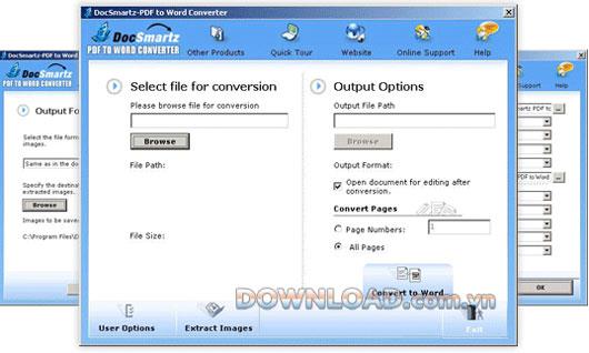 Docsmartz PDF to WordConverter-PDFをWordに変換