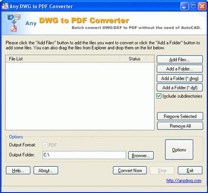 Tout convertisseur DWG en PDF