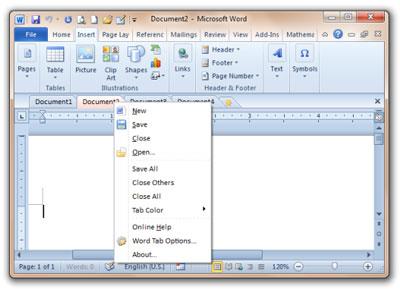 Onglets UcMapi Office pour Word (64 bits)