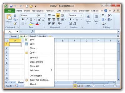 Onglets UcMapi Office pour Excel (32 bits)