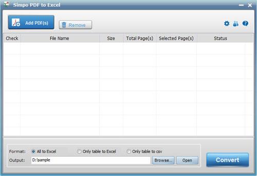Simpo PDF to Excel Converter 1.5.1 - Beim Konvertieren von PDF in Excel bleibt das ursprüngliche Format erhalten