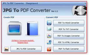 JPG to PDF Converter 1.02 - Convertir des images en fichiers PDF