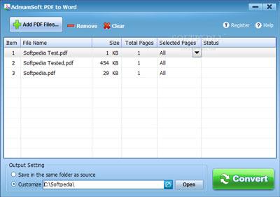 AdreamSoft PDF zu Word 1.0.0.7